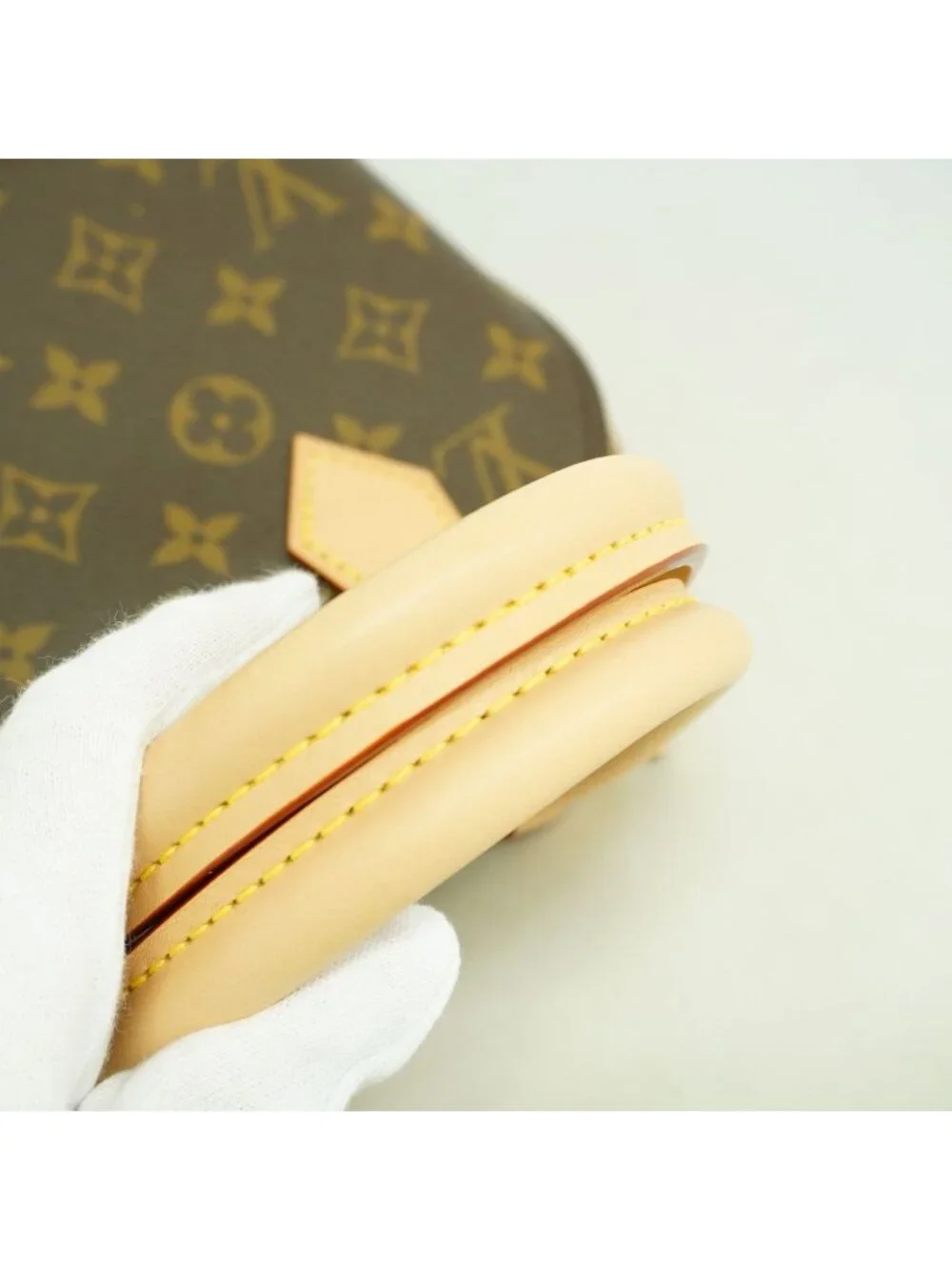 Louis Vuitton Handbag Monogram Alma BB Brown 2-Way